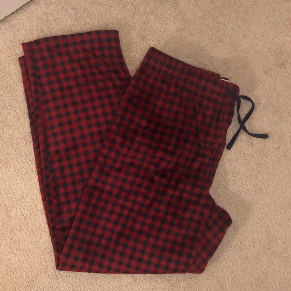 Men’s felt checkered pajama pants